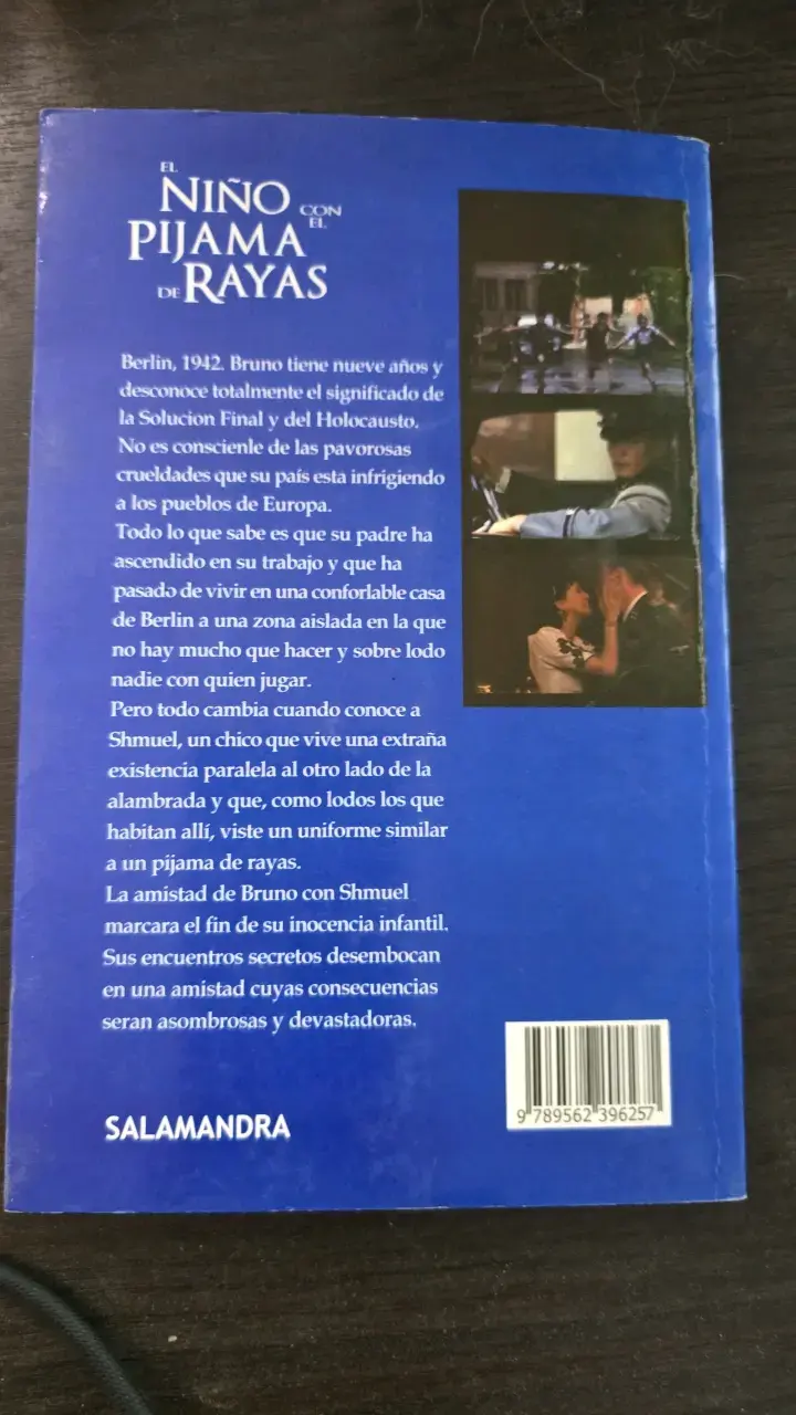 Libro 'El niño con el pijama de rayas' de John Boyne - 2