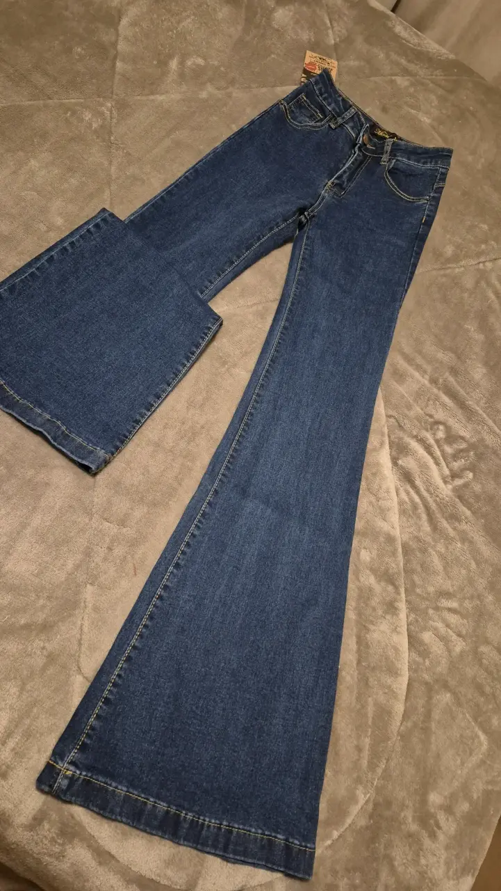 Jeans azul oscuro talla 36 para dama - 2