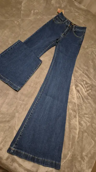 Jeans azul oscuro talla 36 para dama - miniatura 3