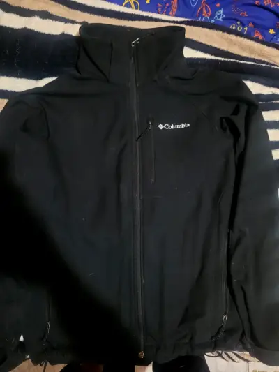 Chaqueta softshell Columbia negra para hombre - miniatura 1