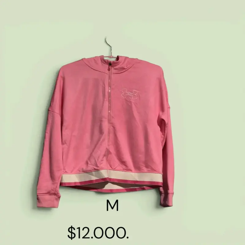 Polerón rosa Under Armour con cierre