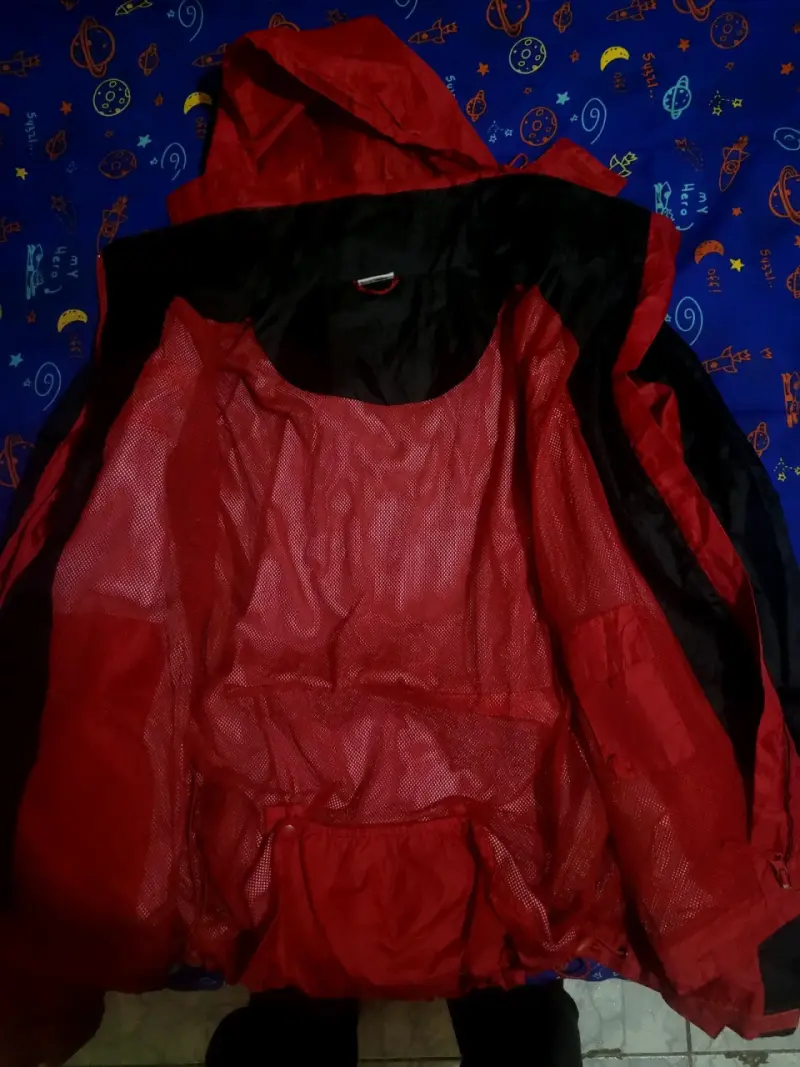 Chaqueta impermeable roja Rain Way - 2