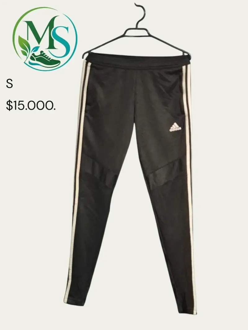 Pantalones deportivos Adidas negros con franjas