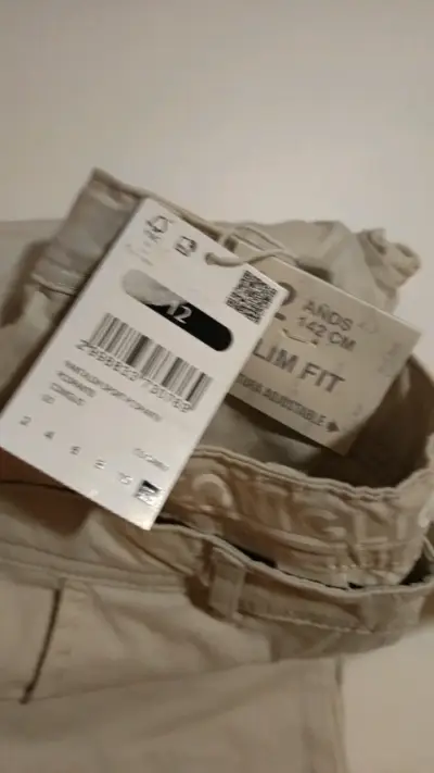 Pantalones beige Coniglio para niños - miniatura 5