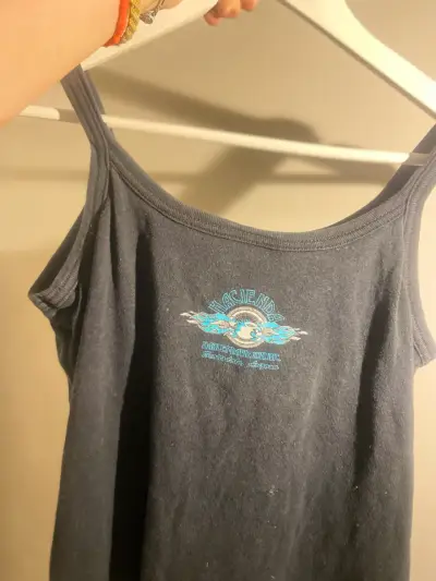 Polera negra Harley Davidson para mujer - miniatura 3