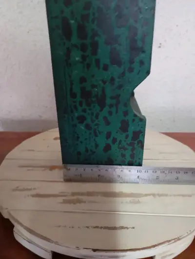 Estante de madera rústico verde - miniatura 5