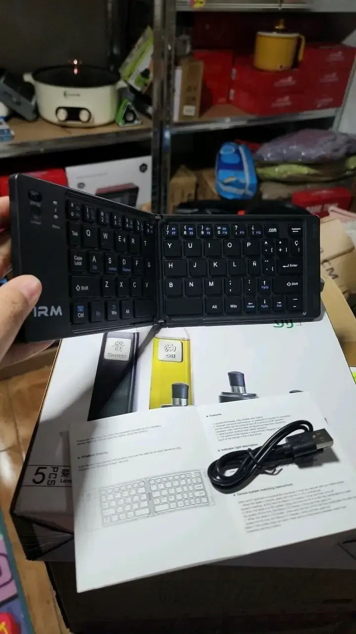 Teclado plegable inalámbrico portátil - 4
