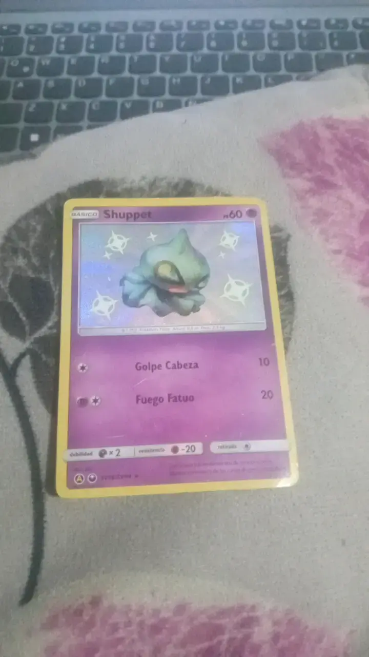 Carta Pokémon Shuppet shiny holográfica - 2