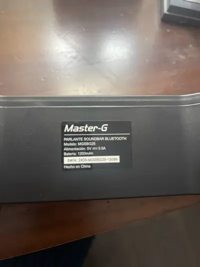 Barra de sonido Master-G con luces LED RGB - miniatura 4