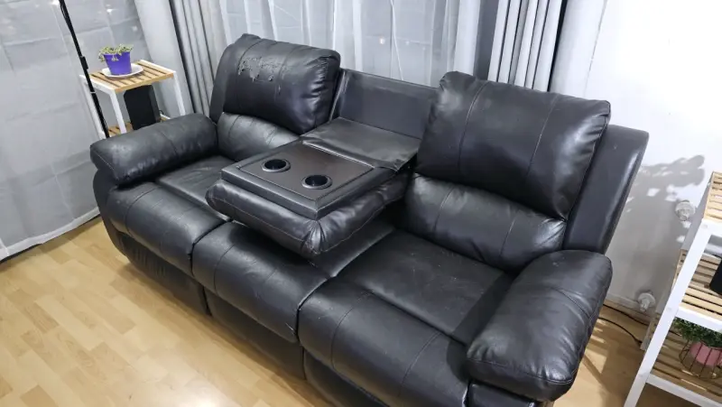 Sofá CIC Andalucía 3 cuerpos reclinable posa vasos - 4