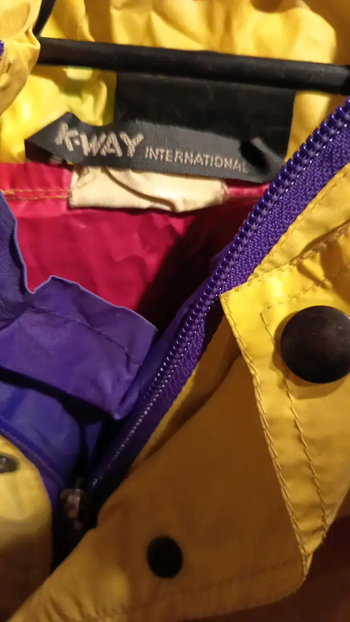 Anorak vintage multicolor con capucha - 3