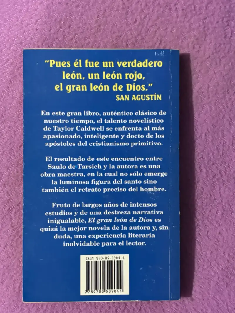 Libro 'El Gran León de Dios' de Taylor Caldwell - 2
