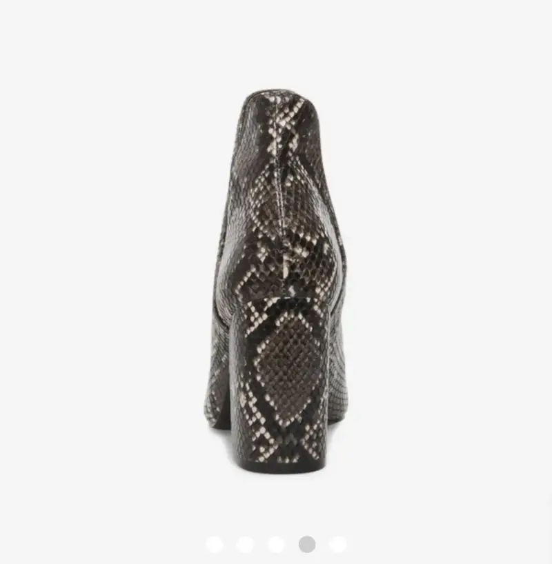Botines Steve Madden Rookie Grey Snake - 4