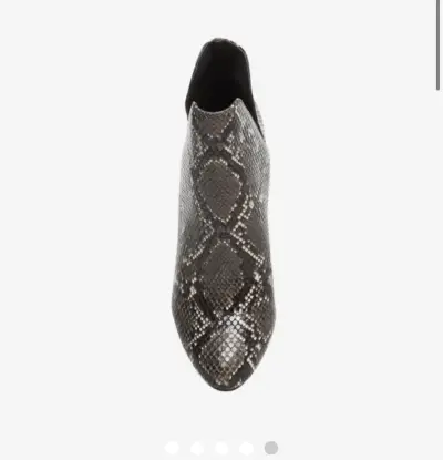 Botines Steve Madden Rookie Grey Snake - miniatura 5