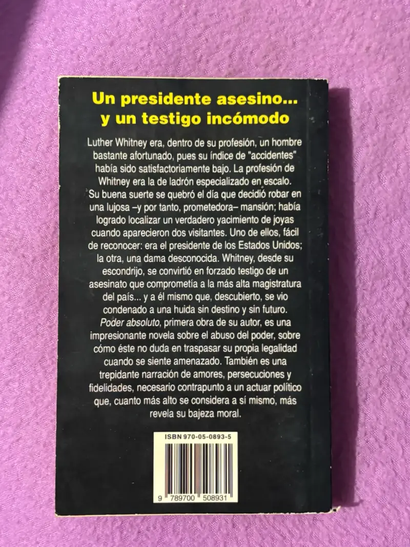 Libro 'Poder Absoluto' de David Baldacci - 2