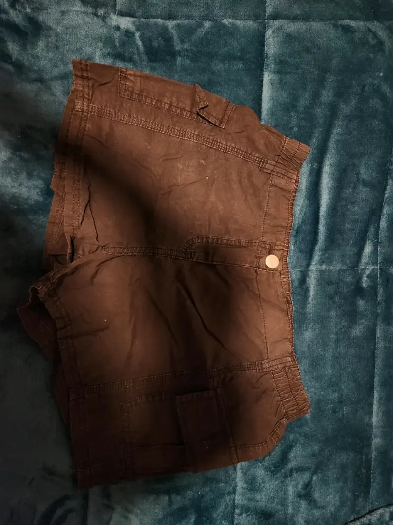 Shorts cargo negro mujer - 1
