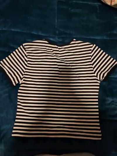 Polera a rayas blanco y negro Opposite - miniatura 2