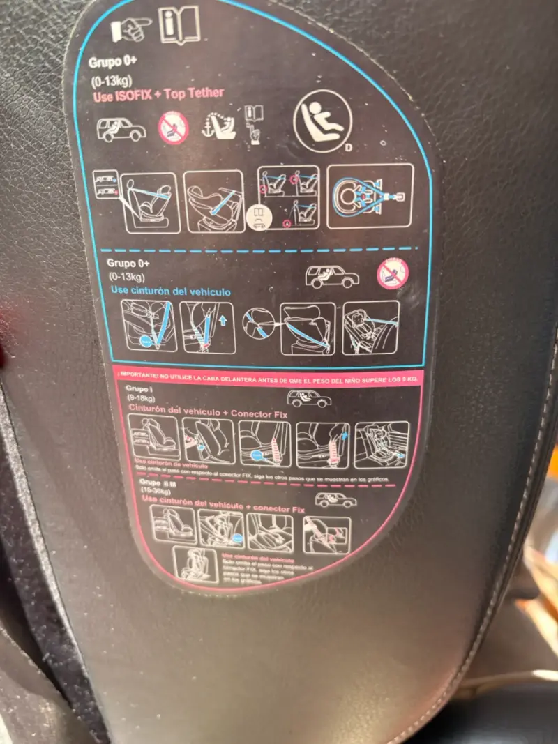Silla de auto Infanti gris para bebé - 5