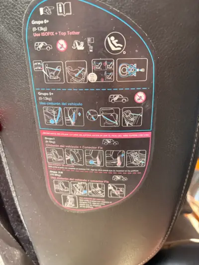 Silla de auto Infanti gris para bebé - miniatura 5