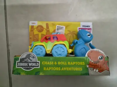 Juguete Jurassic World Chase & Roll Raptors - miniatura 1
