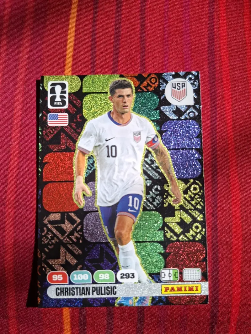 Lámina Panini Christian Pulisic USA FIFA