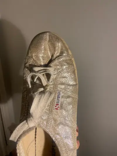 Zapatillas Superga plateadas brillantes - miniatura 3