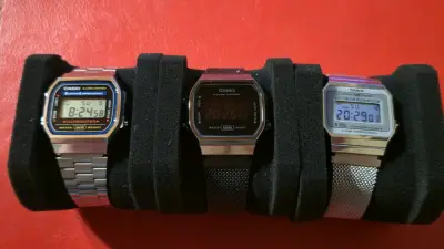 Pack 3 Relojes Casio Digitales Clásicos Originales - miniatura 2