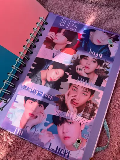 Cuaderno BTS con diseño de portada - miniatura 3