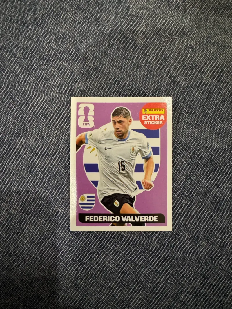 Lámina Panini Extra Sticker Federico Valverde