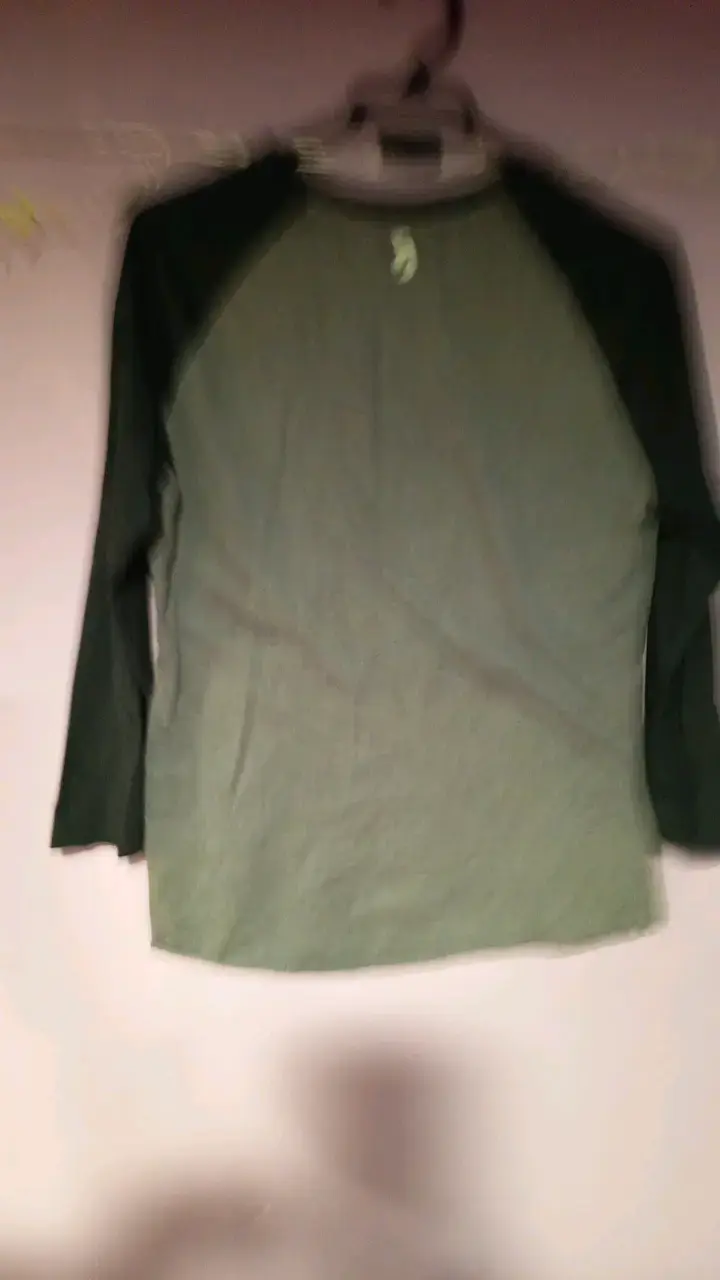 Polera manga larga gris y negra - 2