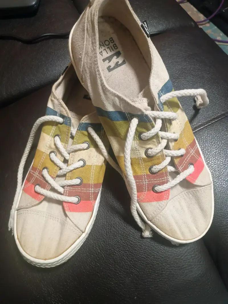 Zapatillas Billabong de lona a rayas - 1