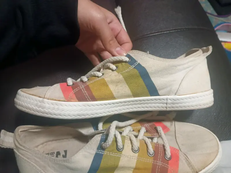 Zapatillas Billabong de lona a rayas - 4