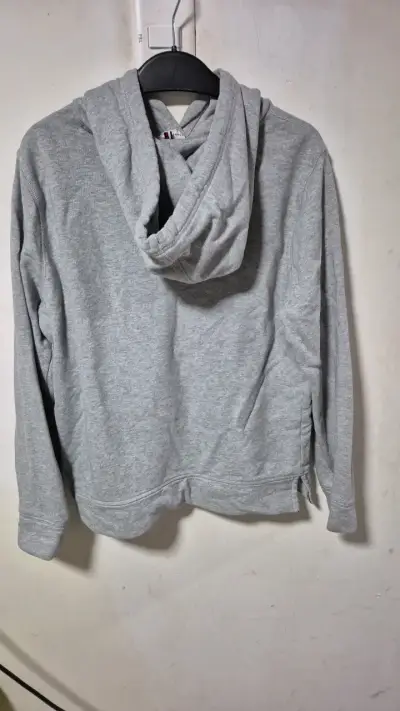 Polerón Tommy Hilfiger gris con capucha - miniatura 3