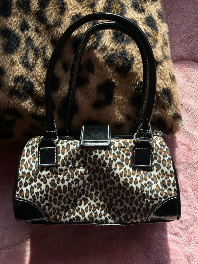 Cartera Animal Print y2k de mano - 2