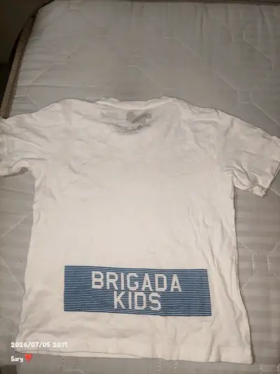 Polera blanca Brigada Kids - miniatura 1