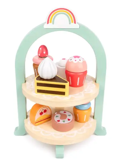 Set de repostería de juguete de madera - miniatura 1