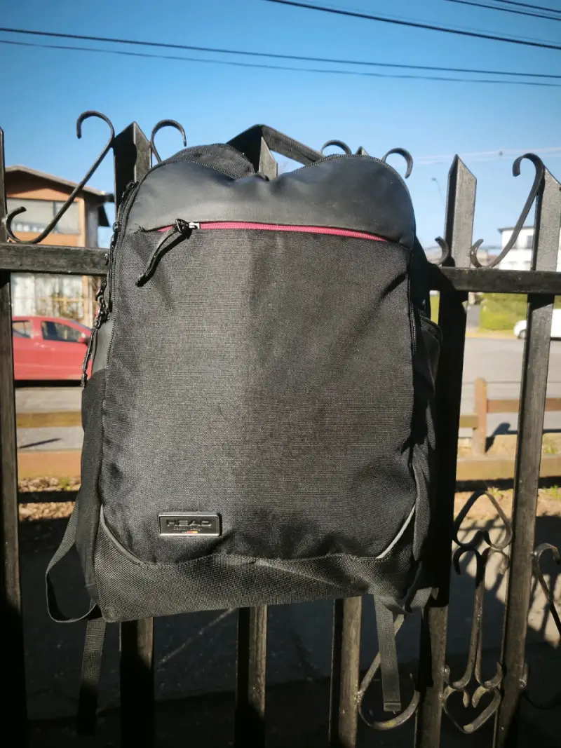Mochila negra Head con bolsillo frontal - 3