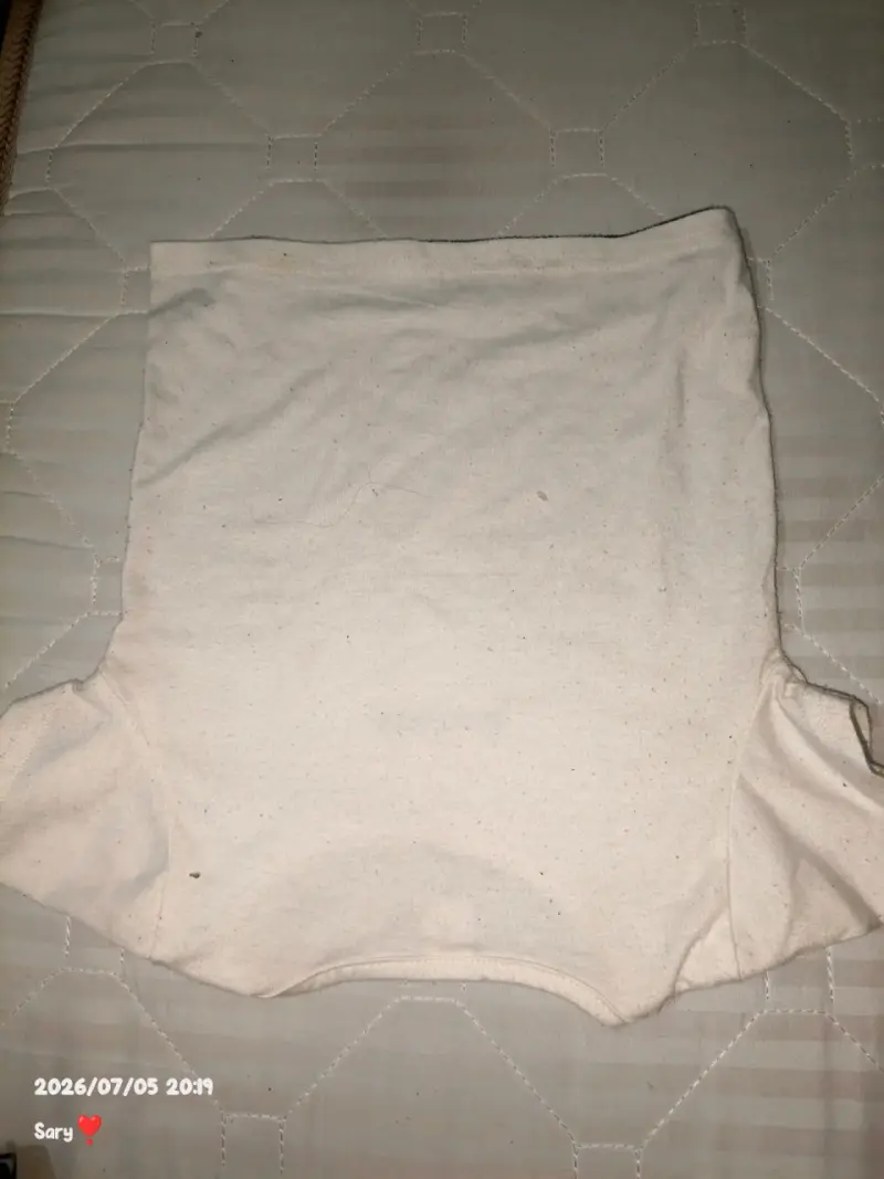 Pañal de tela reutilizable blanco - 1
