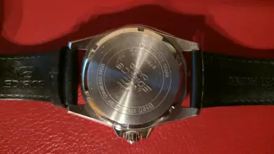 Casio Edifice EFV-100L Cuero Original - Impecable - miniatura 5