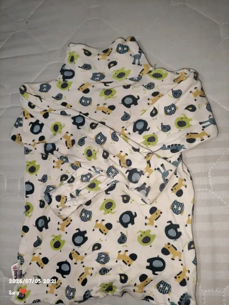 Pijama infantil con estampado de animales - 1