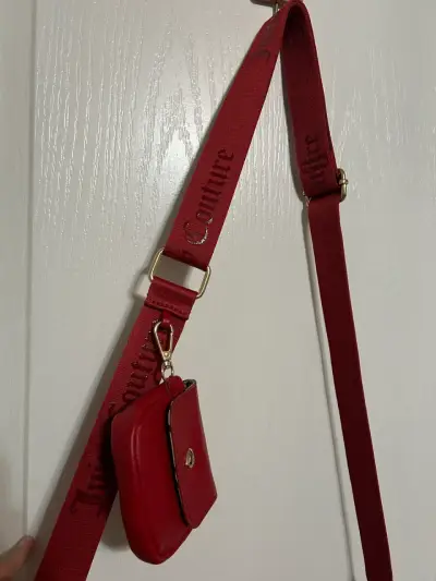 Cartera Juicy Couture roja con monedero - miniatura 2