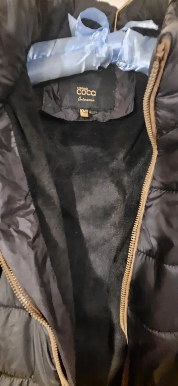 Chaqueta negra Stefano Cocci con forro - 1