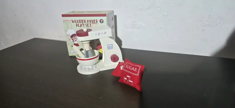 Set de juguete batidora de madera para niños - 1