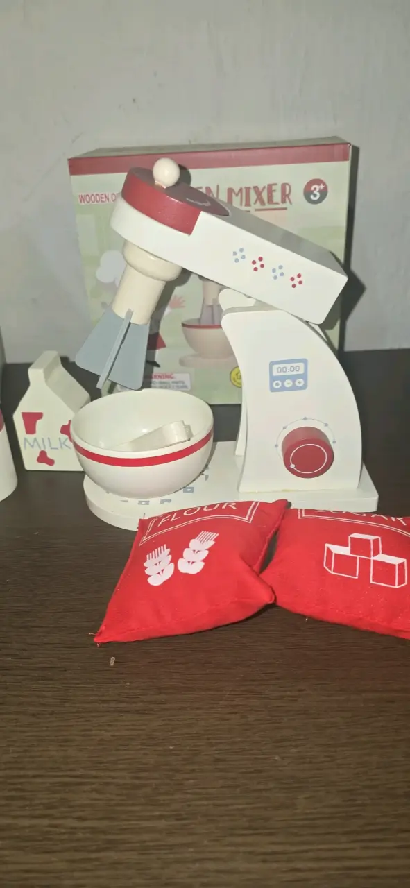 Set de juguete batidora de madera para niños - 4