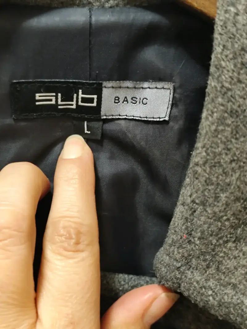 Chaquetón gris de lana para mujer - 2