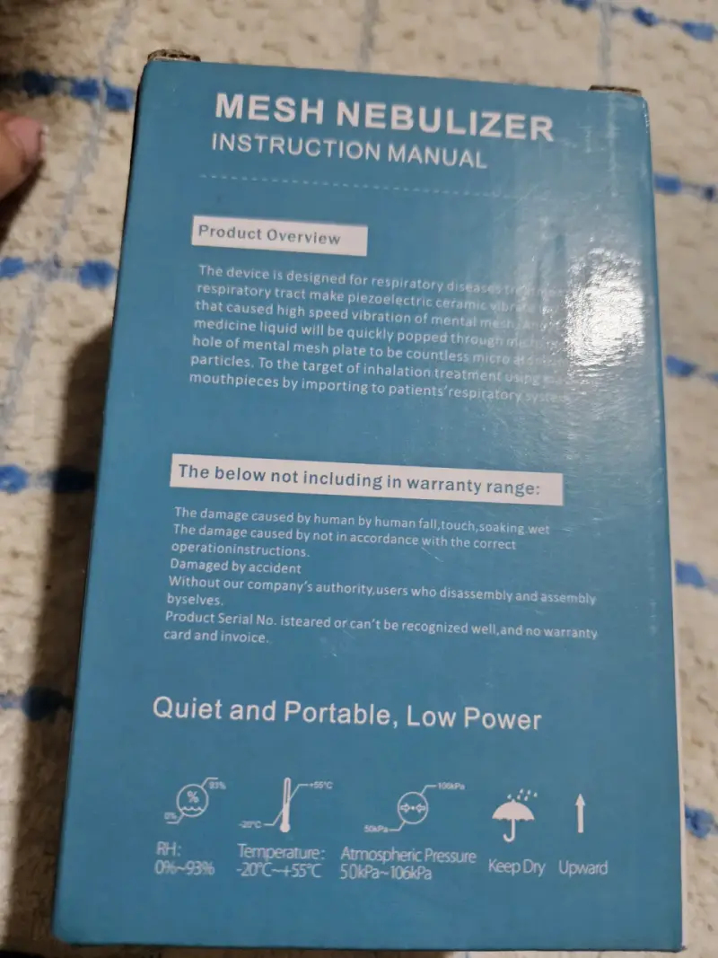 Nebulizador de malla portátil Tasbel - 3