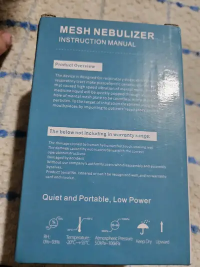 Nebulizador de malla portátil Tasbel - miniatura 3