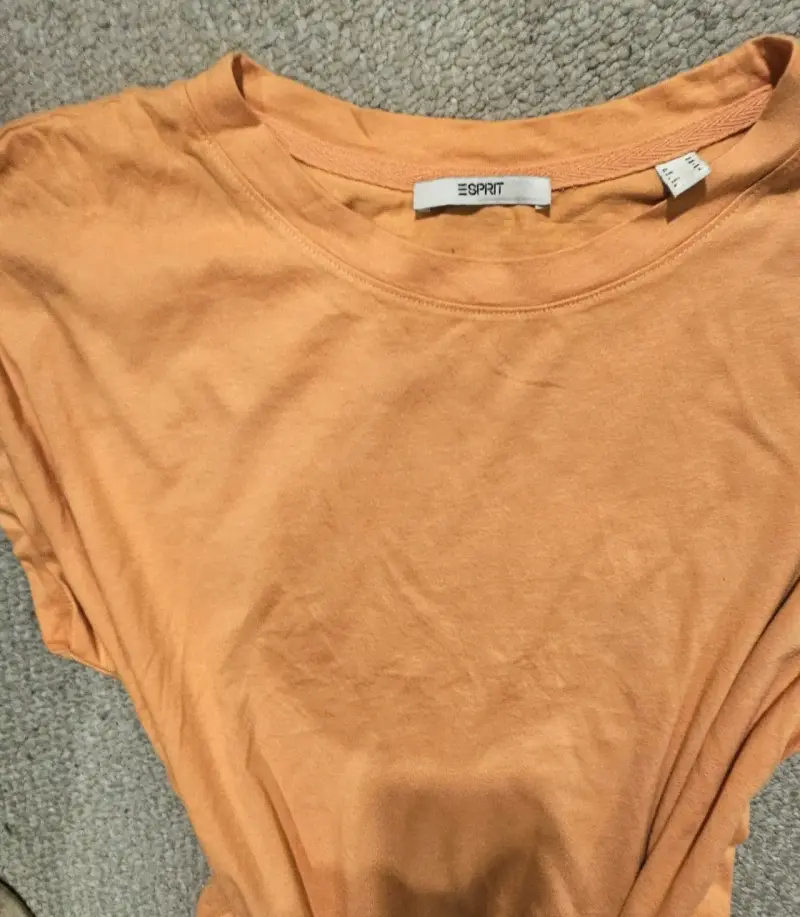 Vestido Esprit color naranja casual - 1