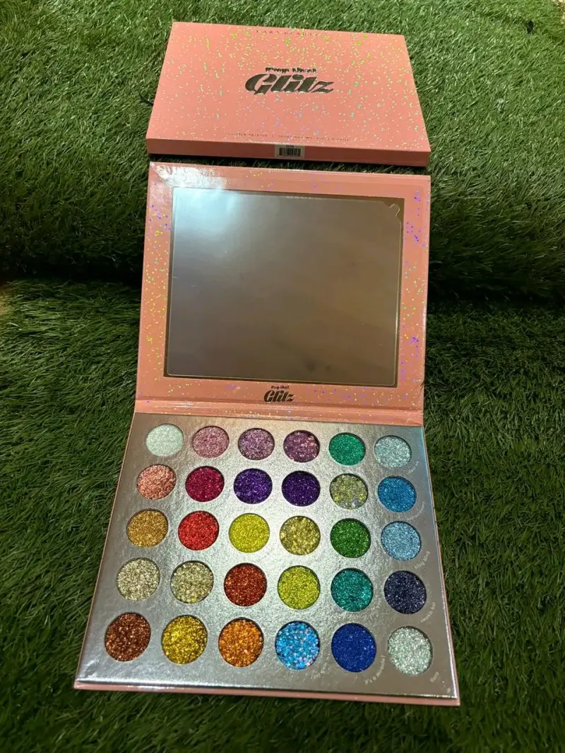 Paleta de sombras Glitter multicolor kara beauty