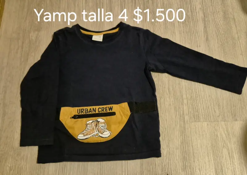 Polera manga larga Yamp talla 4